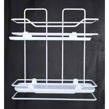 ZAMBAK 2Lİ RAF SİYAH BEYAZ (5047)