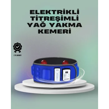 Zayıflama ve Masaj İçin Mıknatıslı Elektrikli Titreşim Kemeri – 7.2W Güç