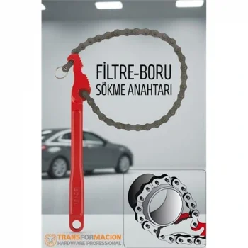 Zincirli Filtre Sökme Anahtarı - Boru Sökme Anahtarı