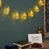10 Adet Sarkıtlı Ramazan Fenerli LED Işık – Pilli 2 Metre Ramazan Süsü, İslami Dekorasyon, Ev ve Mekanlar İçin Dekoratif Ortam Aydınlatması (5047)