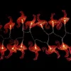 10'lu Pilli Led Flamingo Dekoratif Işık Zinciri Aydınlatma 1,5 Mt (5047)