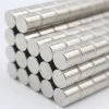 100 Adet 4x4 mm Yuvarlak Neodyum Mıknatıs N35 Güçlü Magnet Nikel Kaplama