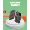 10000 mAh Kablosuz Hızlı Şarj Destekli Powerbank – 15W, PD20W, Type-C Girişli