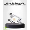 1080° Dönebilen Musluk Ucu – Su Tasarruflu, Esnek ve 360° Çift Eksenli Başlık