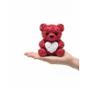 10cm 3D Özel Baskı Kalpli Ayıcık Romantik Hediye Objesi