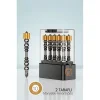 10’lu Çift Taraflı Manyetik Amortisörlü Yıldız Çelik Vidalama Uç Seti – 65mm Pz2 Endüstriyel