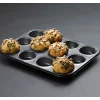 12 Bölmeli Metal Yapışmaz Muffin Kek Kalıbı