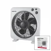 12 İNÇ  KUTU FAN  VANTİLATÖR  3 KADEME HIZ   5 PLASTİK KANAT  40W   60DK.ZAMAN AYARLI  MTR-F620 (5047)