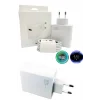 120 Watt Turbo Hızlı Şarj Aleti Seti Hızlı Şarj Adaptörü Beyaz