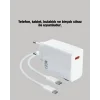 120W Güçlü Hızlı Şarj Adaptörü ve Type-C Kablo Seti – Güvenli Şarj Teknolojisi