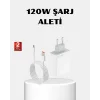 120W Type-C Hızlı Şarj Adaptörü – Akıllı Koruma ve Turbo Güç Desteği