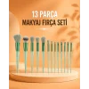 13 Parça Makyaj Fırça Seti Far Fırçası Allık Fırçası Yumuşak Uçlu