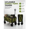 130 KG Taşıma Kapasiteli Katlanabilir Wagon Taşıma Arabası