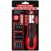 13PCS SİLİKON SAP - CR-V CIRCIRLI TORNAVİDA BİTS SETİ 3 KADEME - ÇİFT YÖNLÜ - MANYETİK UÇ TUTUCU (5047)