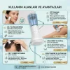 140 İğneli Serum Hazneli Dermaroller – 0-3 mm Ayarlı Dermaroller Mikro İğneli Saç, Cilt ve Vücut Bakım Aparatı (5047)