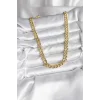 14K Gold Renk Kaplama Kalın Zincir Model CM Kadın Kolye