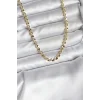 14K Gold Renk Kaplama Zincir Model CM Kadın Kolye