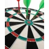 15 İnç Dart Tahtası 4 Metal Uçlu Dart Oku Dayanıklı Ahşap Gövde