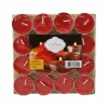 16 PARÇA  KIRMIZI TEA LİGHT YUVARLAK MUM (5047)