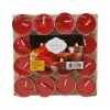 16 PARÇA  KIRMIZI TEA LİGHT YUVARLAK MUM (5047)