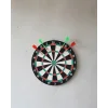 17 İnç Profesyonel Dart Tahtası Dayanıklı Yapı ve 4 Metal Dart Oku