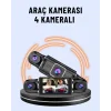 170° Geniş Açı 4 Kameralı Araç Kamerası Hareket Algılamalı