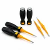 18 ADET TAK ÇIKAR 2İN1 DÜZ - YILDIZ UÇ ERGONOMİK SAP KONTROL KALEMİ - TORNAVİDA KORUMALI LRD-160 (5047)