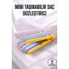 180°C Isı ve Uzun Süre Kalıcı Düzlük Sağlayan Mini Saç Düzleştirici