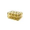 19X13X9CM KAHVERENGİ ŞEFFAF YAYLI MASAÜSTÜ BUBBLE DEKORATİF BULUT PEÇETELİK (5047)