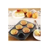2 Adet Cupcake Fırın Kalıbı 6 Büyük Bölmeli Muffin Kek Kalıbı