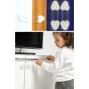 2'li Mini Çok Amaçlı Kilit- Çocuk Güvenlik Gereçkerli Çekmece,Dolap,Kapak Kilidi (5047)