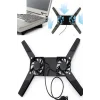 2 Fanlı Notebook Soğutucu Portatif Katlanabilir Laptop Soğutucu Fan Usbli Stand Bilgisayar Fanı