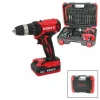 2 KADEME HIZ - VİTES ŞARJLI=ÇİFT BATARYA 17PCS UÇLU MATKAP 0-350 / 0-1350 RPM 21V/2.0A LI-ION RDX-3375A (5047)