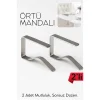 2li Masa Örtüsü Klipsi - Metal Masa Kelepçesi Masa Örtüsü Sabitleyici  722498