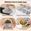 20 PAKET PLASTİC COVER 10PCS FOLYO ÇOK AMAÇLI TABAK - MİNİ TENCERE BONE KAPAK TOPLAMDA 200 ADET GÖNDERİLİR (5047)