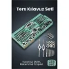 20 Parça Profesyonel Metrik Ters Kılavuz Ve Pafta Seti M3-m12 - Hassas Diş Açma Ve Onarım Takımı