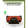 2000 Watt Teflon Tost Makinesi – Geniş Plaka, Ayarlanabilir Isı, Kolay Temizlik