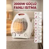 2000W Taşınabilir Elektrikli Fanlı Isıtıcı – Hızlı Isınma, Kompakt Boy
