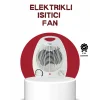 2000W Taşınabilir Elektrikli Fanlı Isıtıcı – Hızlı Isınma, Kompakt Boy