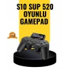 2025 A Kalite S10 Gamepad 520 Oyunlu TV Bağlantılı Retro Atari Konsolu