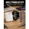 2025 Model Akıllı Saat ve 2.Nesil TWS Bluetooth Kulaklık ANC Özelliği Amoled Ekran