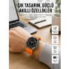 2025 Model Gelişmiş Özellikli Nabız Sensörlü Spor Takibi Yapabilen Titreşimli Saat