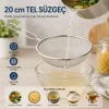 20CM TEL SÜZGEÇ METAL SAPLI KULAKLI (5047)