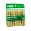 20PCS AHŞAP BAMBU MANDAL (5047)