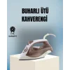 2200 Watt Buharlı Ütü Kahverengi Seramik Taban Şok Buharlı