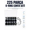 225 Parça Profesyonel O-Ring Conta Kiti Su, Yağ ve Hava Sızdırmazlık Tamir Seti