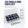225 PCS O-Ring Conta Seti Profesyonel Tamir, Bakım ve Sızdırmazlık Çözümü