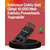22.5W Hızlı + 15W Kablosuz Şarj – Akıllı Powerbank ile Her An Enerji