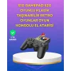 2.4 İnç Ekranlı 500 Oyunlu Taşınabilir Retro Oyun Konsolu, Şarjlı El Tipi Mini