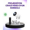 2.4G Kablosuz Destekli Oyun ve Film Projeksiyonu Ev Kullanımı İçin